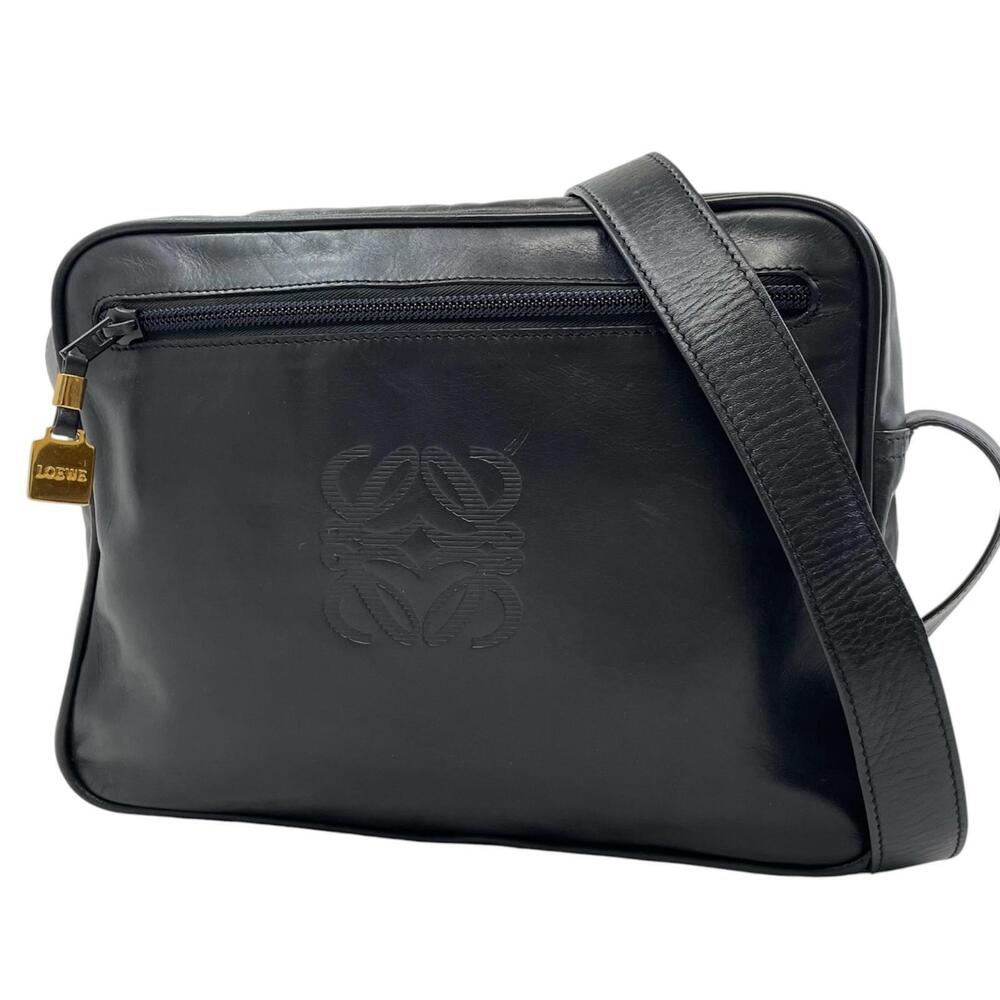 Loewe Anagram Shoulder Bag Black